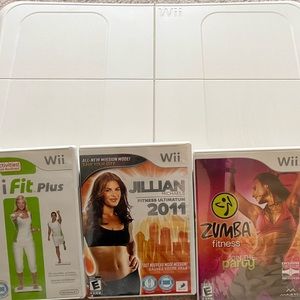 Wii Fit Plus Balance Board bundle plus games